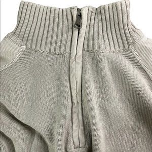 Mens sweater buckle brand 3/4 zip